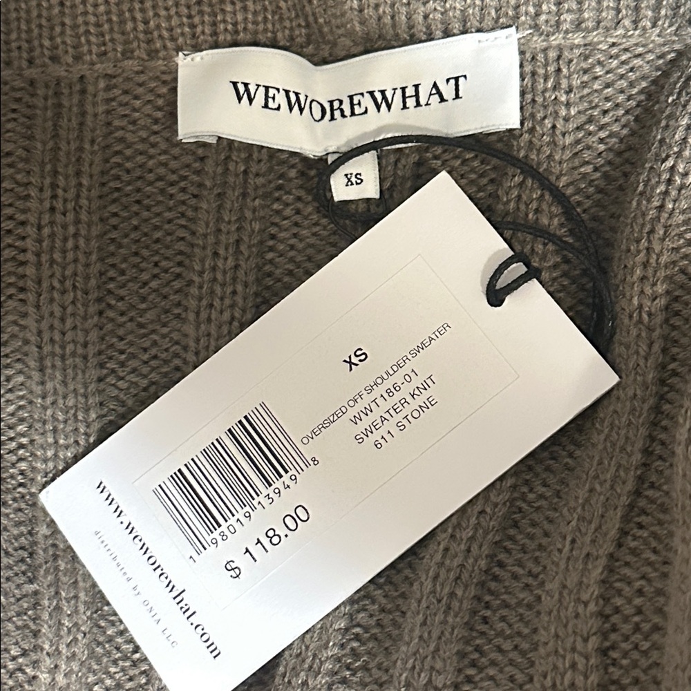 NWT- WeWoreWhat Sweater (XS) - Picture 5 of 5